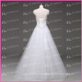 New Arrival A-line Sweetheart Neckline Beaded Top Patterns Low Back China Wholesale Wedding Dresses